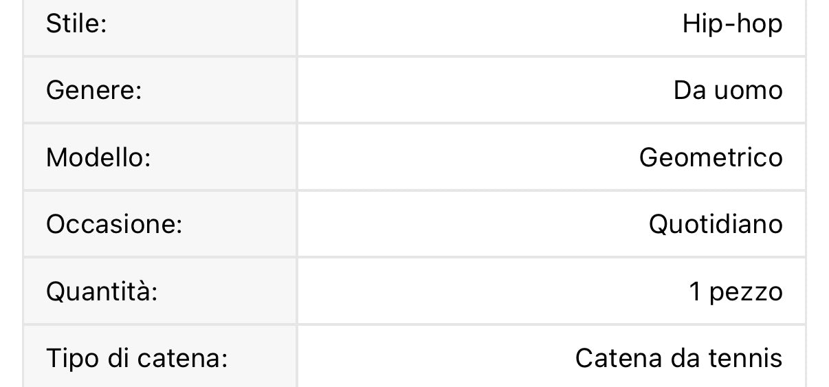 Bracciale tennis 8 pollici placcato rutenio zirconi neri