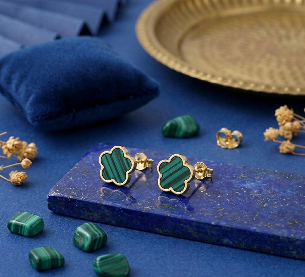 Emerald Fortune orecchini acciaio inossidabile
