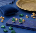 Emerald Fortune orecchini acciaio inossidabile